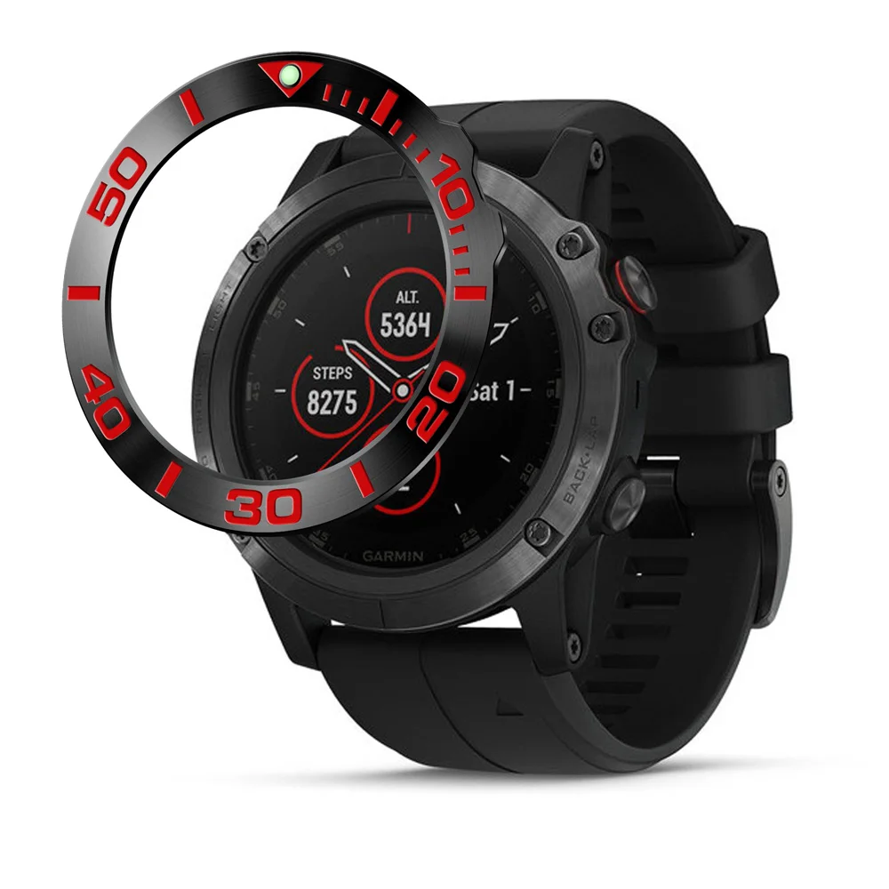Stainless Steel Watch Case Bezel for garmin fenix 5x