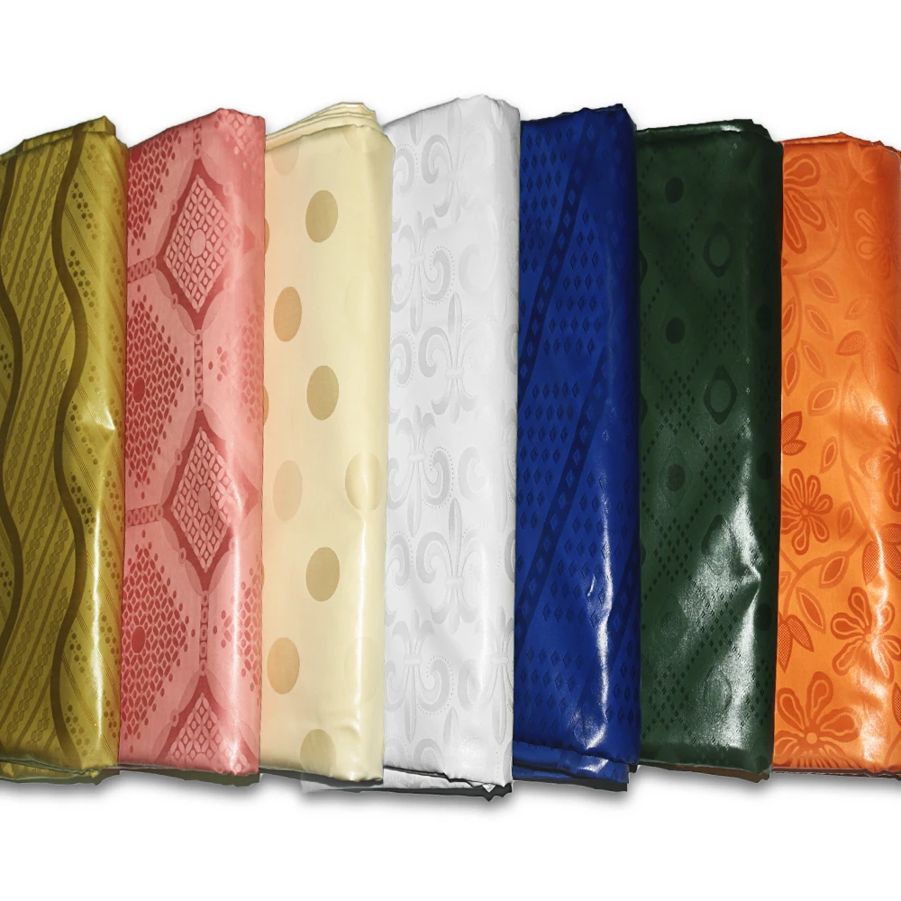 100% Germany Cotton Original Bazin Riche Austria Quality Fabric Guinea Brocade Shadda Jacquard Keep Shining