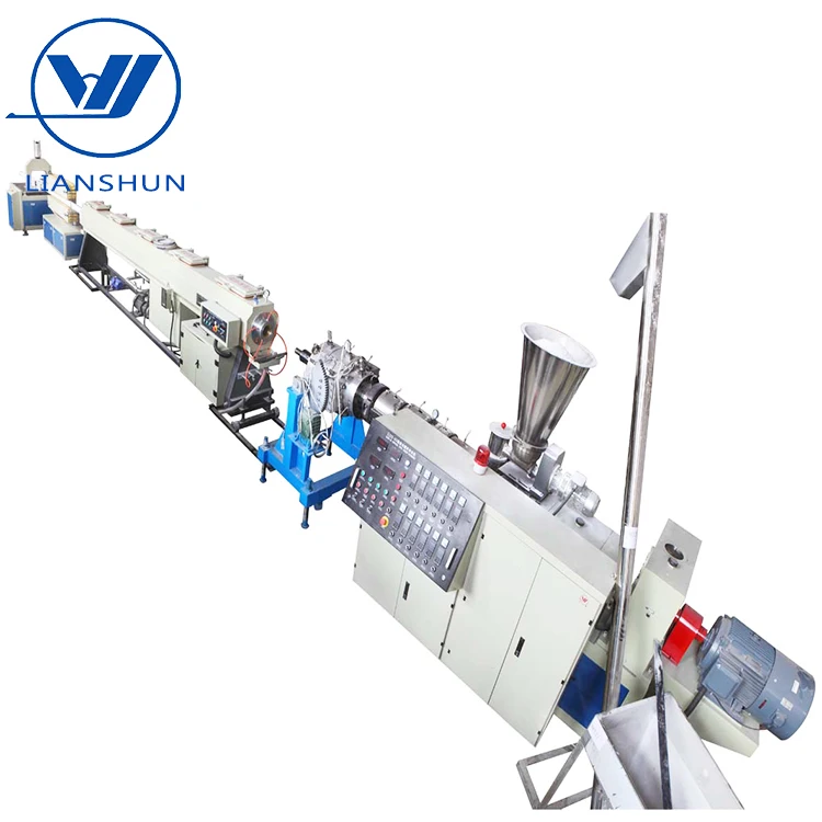 SJSZ65 Water cooling type PVC 250kg/h double out Cable Conduit pipe Making Machine