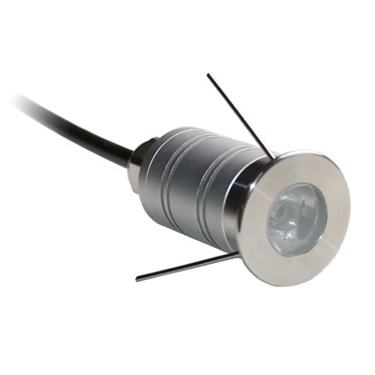 Mini Spotlight Series Outdoor IP67 LED  Inground Light Buried Floor Stair Light Waterproof Star  Light 1W With Stainless Steel