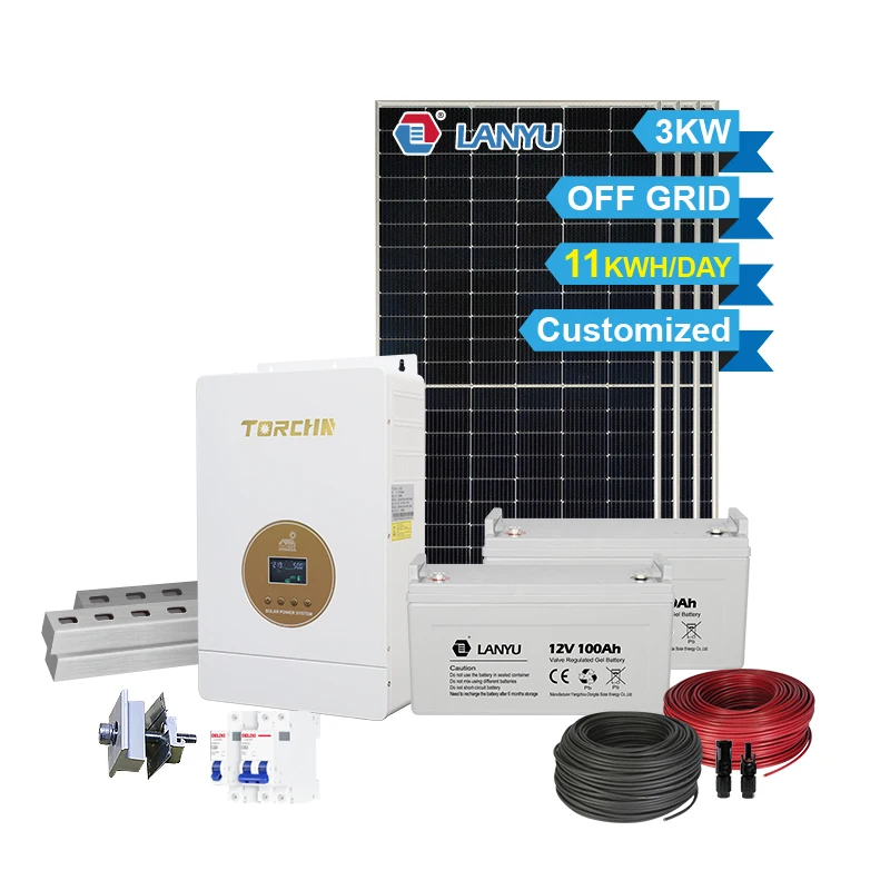 Torchn 10KW 20KW 30KW 40KW 50KW 60KW Industrial Solar Panel Power Electricity Generator off Grid