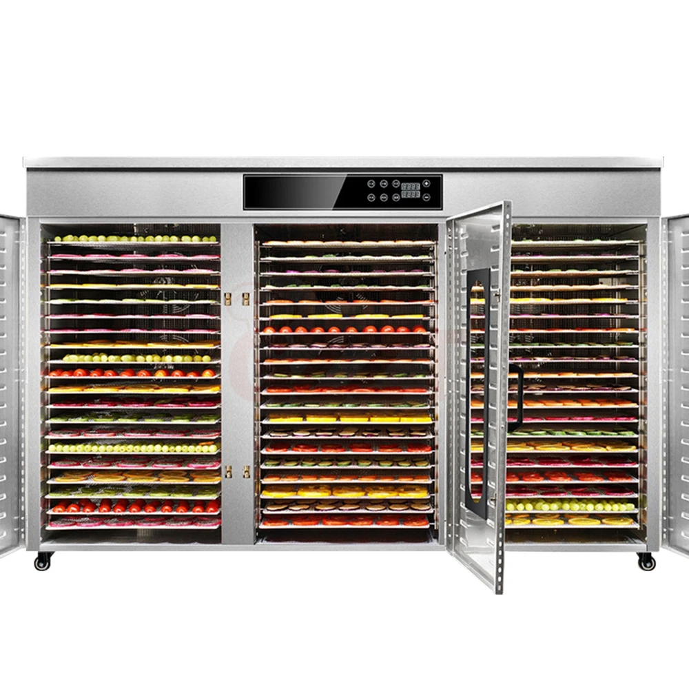 Commercial Food Dehydrator 60 Trays Dryer Industrial Fruit And Vegetable Drying Machine Commerical Mushroom Dehydrator Machine