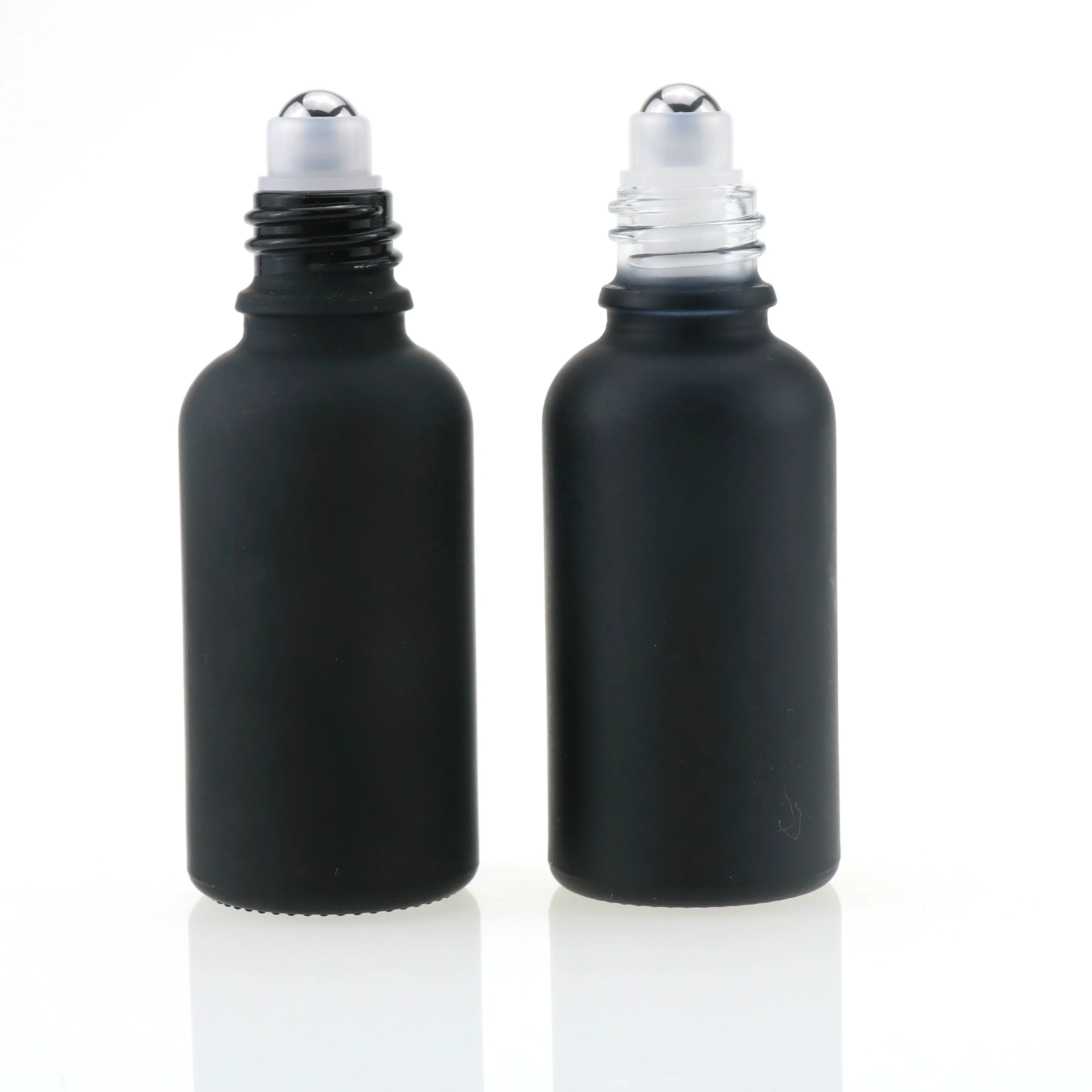 black glass bottle roller ball empty black glass essential oil roll-on bottles 15 ml roll on bottle