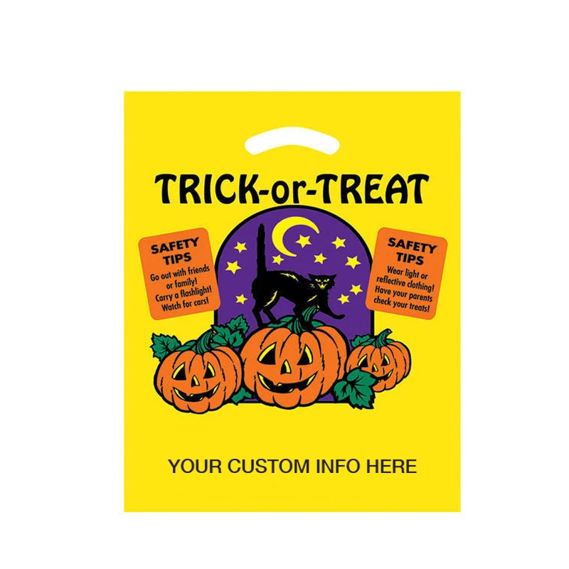 Small businesses printing branded logo plastic poly mailers polythene bag pumpkin postal bag logistics packaging with handle