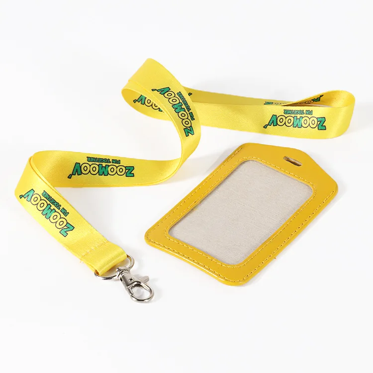 Factory Customized Credit Card Use and Fashion Style Work permit Neck Lanyard