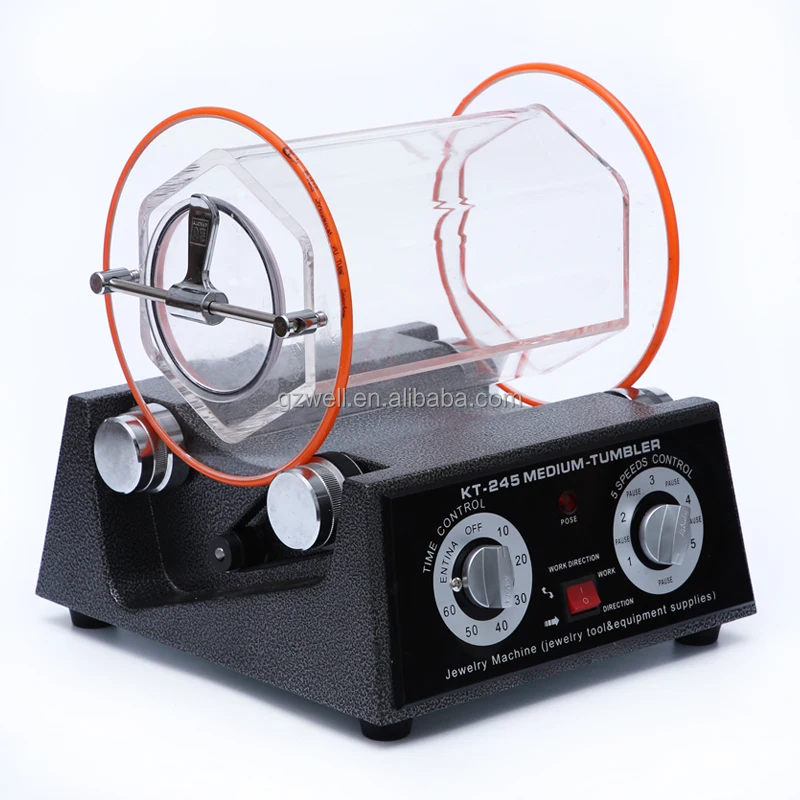 Metal polishing machine Jewelry Making Tools Equipment Rotary Rock Tumbler jewelry mini rotary tumbler