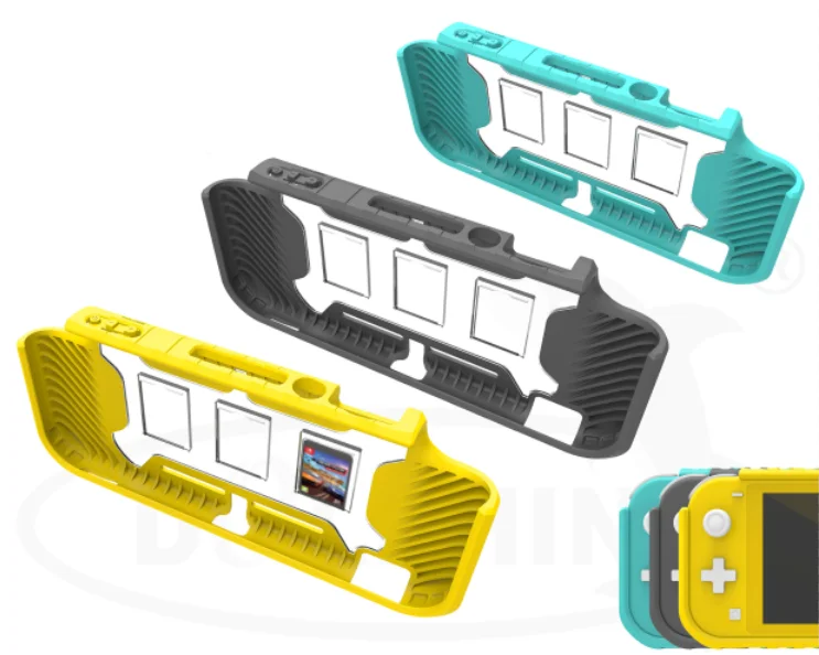 For Nintendo Switch Lite PC Case PC+TPU Protective Case with card slot