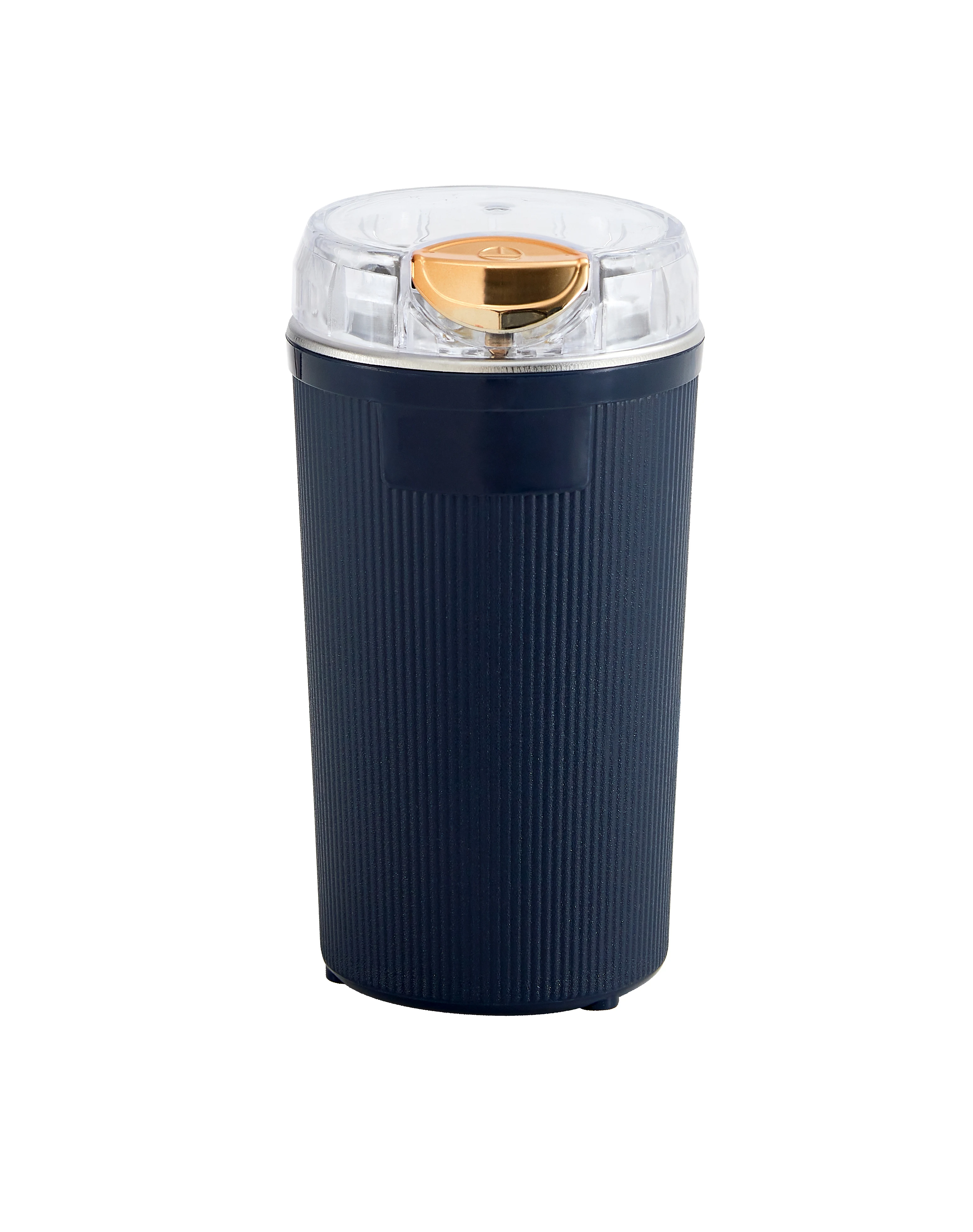 Portable One-touch Push-Button Spice Grinder Stainless Steel Coffee Grinder Electric for Herb Peanut Grains Beans
