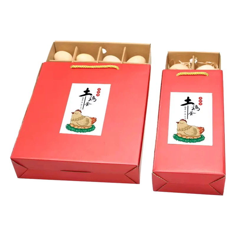 ZY factory wholesales 12 cells 20 cells egg packaging drawer box gift bags with top handles festival retailing to go gift boxes