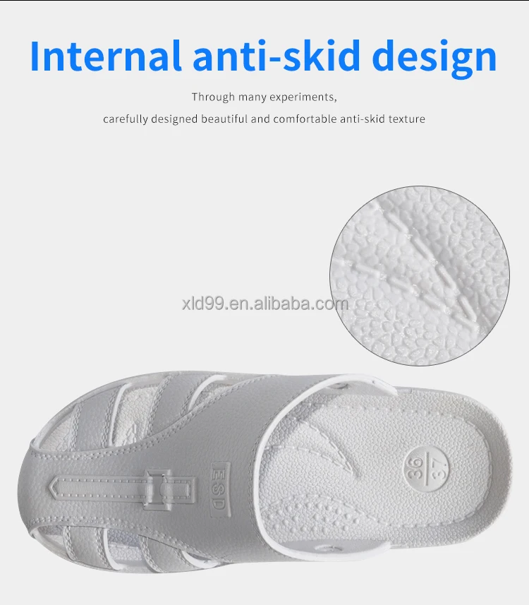 Cleanroom ESD Anti Static PVC Safety Slipper