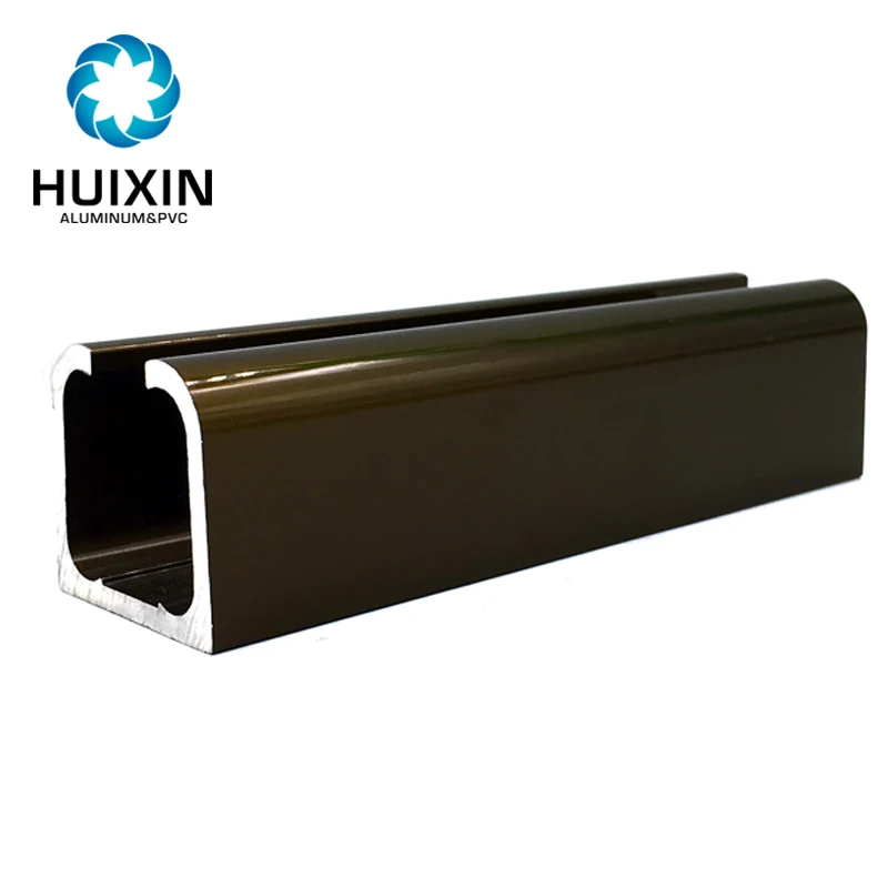 powder coating and anodized aluminum rail for curtain track