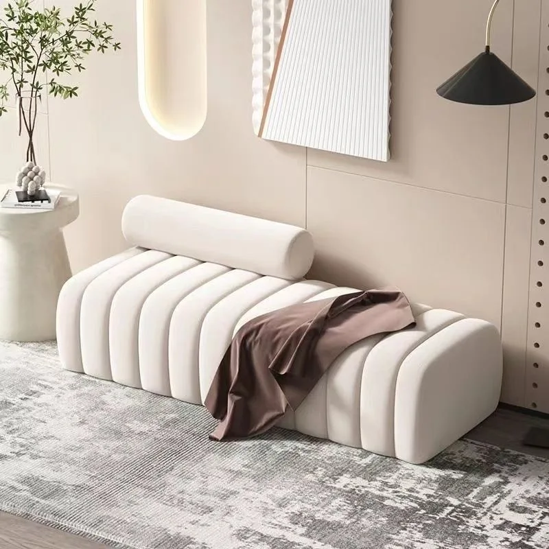 New Net Red Fabric Sofa Small Living Room Shaped Armless Module Light Luxury Cream Ins Wind Modular