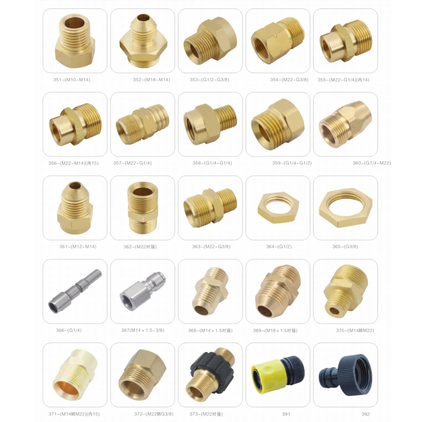 High pressure water gun spray gun 2 points quick connector Car washer water hose connector accessories