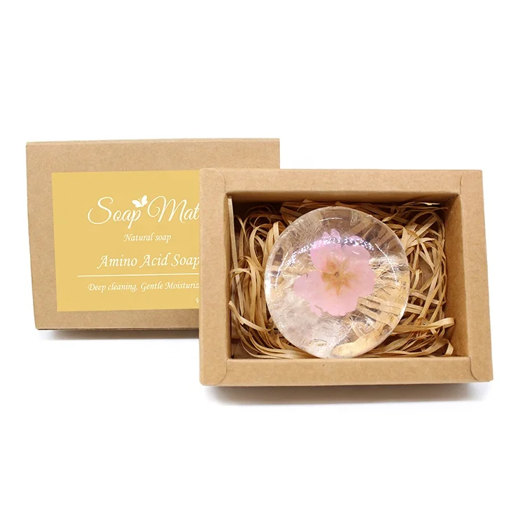 Moisturizing Collagen Amino Acid Handmade Crystal Soap Skin Lightening Plant Amino Acid Soap