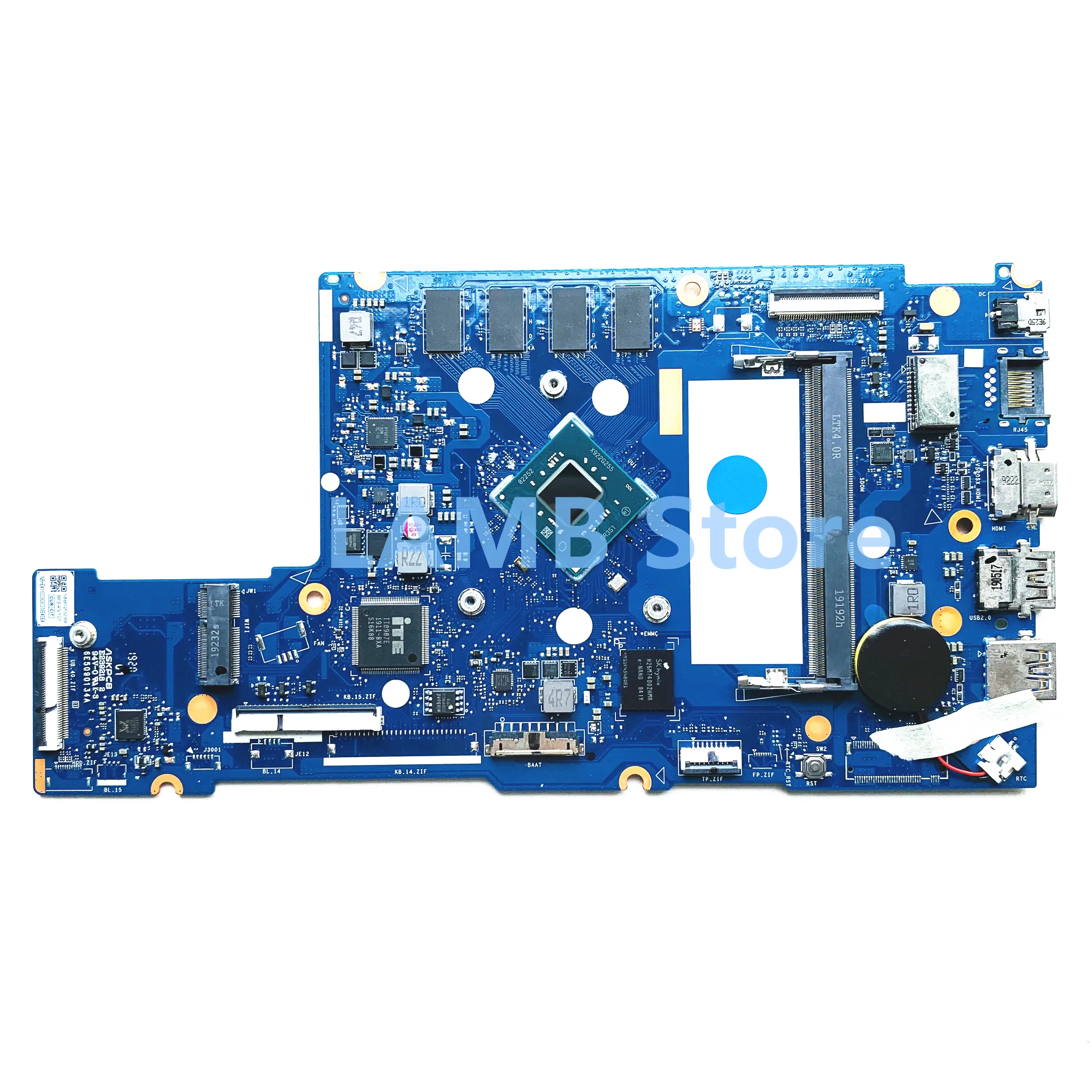 For Aspire A315 A315-34 A115-31 Laptop Motherboard With SR3S1 N4000 CPU 4GB RAM 64G NB8609_PCB_MB_V4 NBHE411002 NB8612F02-MB