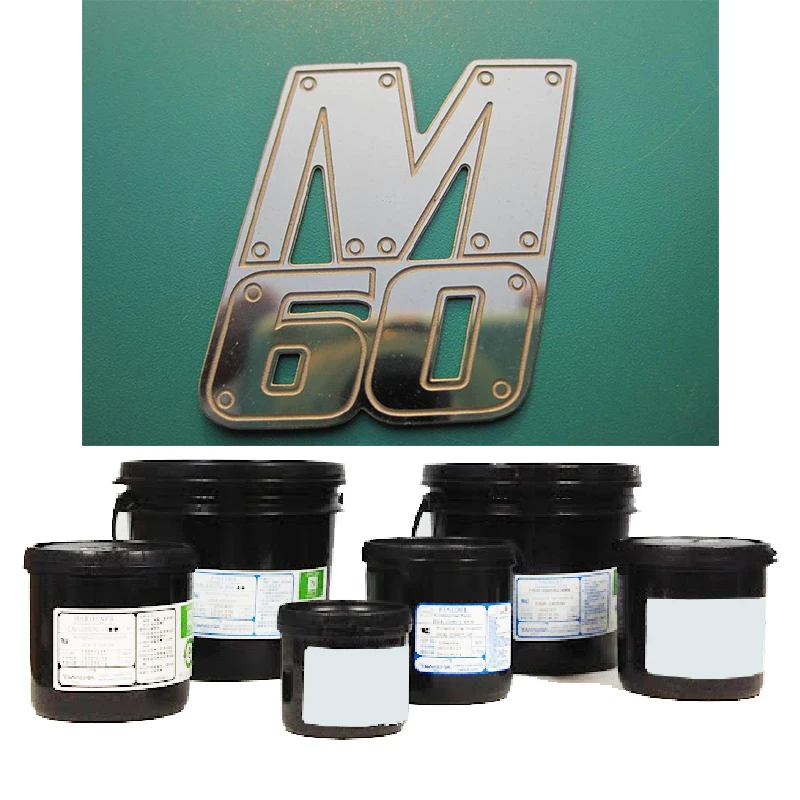 Custom engraved label etched stainless steel sticker badge metal emblem signs