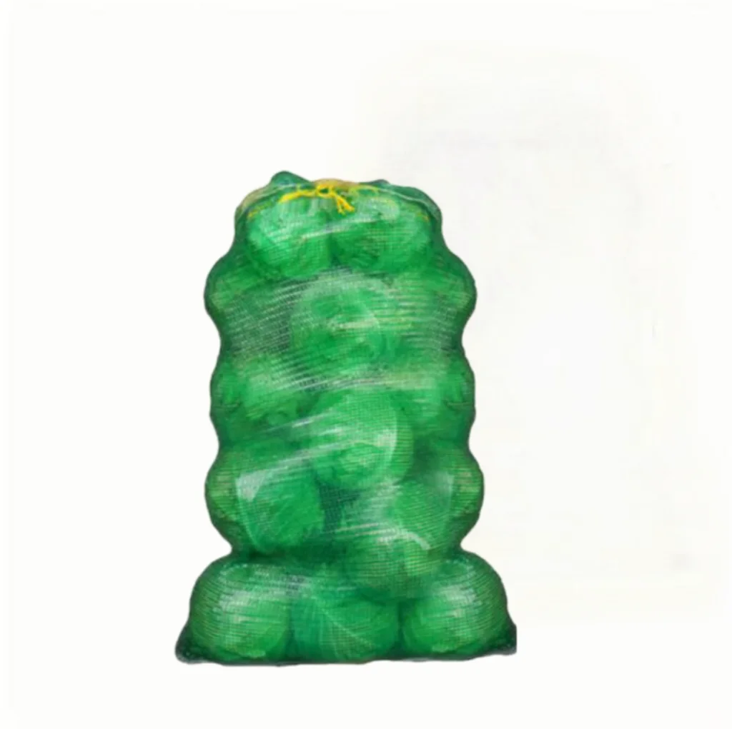 The factory offers cheap wholesale of plastic tubular mesh bags for holding cabbages onions potatoes vegetables and fruits