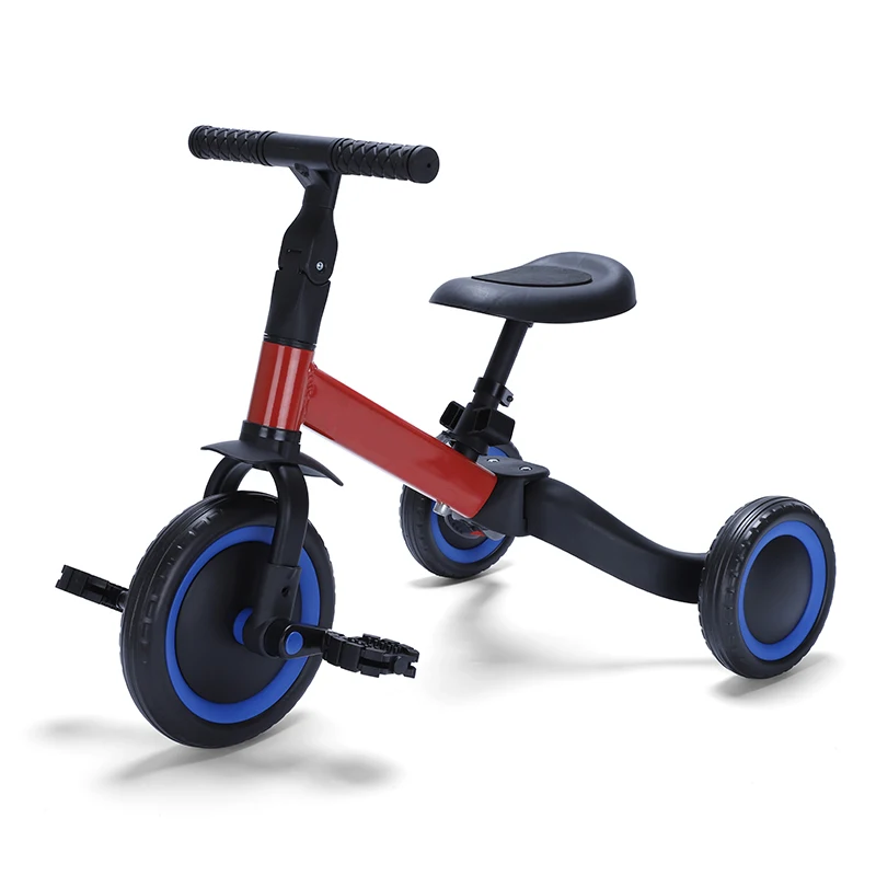 kids balance bike scooter 1-3 years old baby folding child three-in-one bike