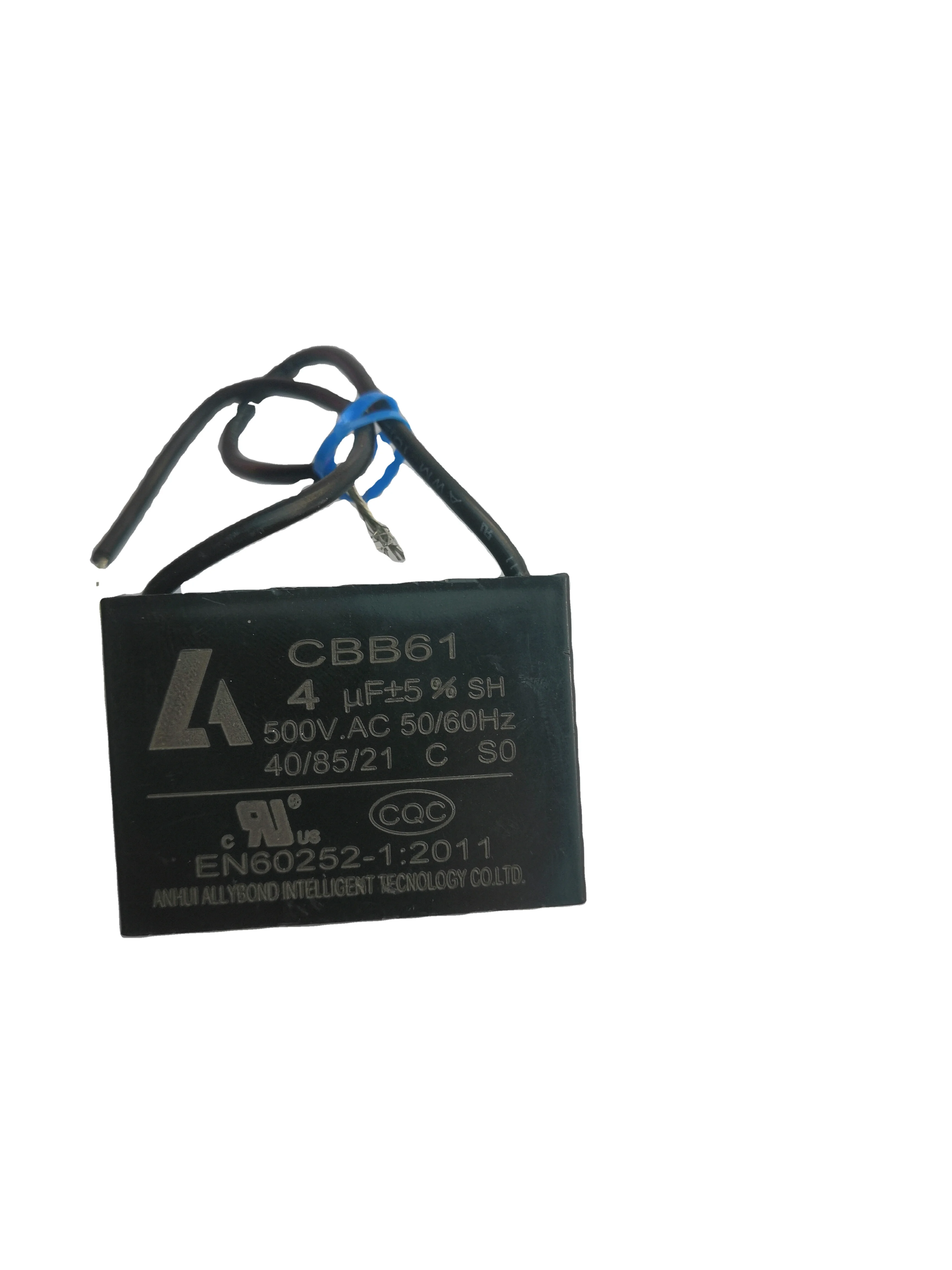 1uF to 100uF CBB60 CBB61 CBB65 Motor Run Capacitors AC 450VAC Water Pump motor starting capacitor