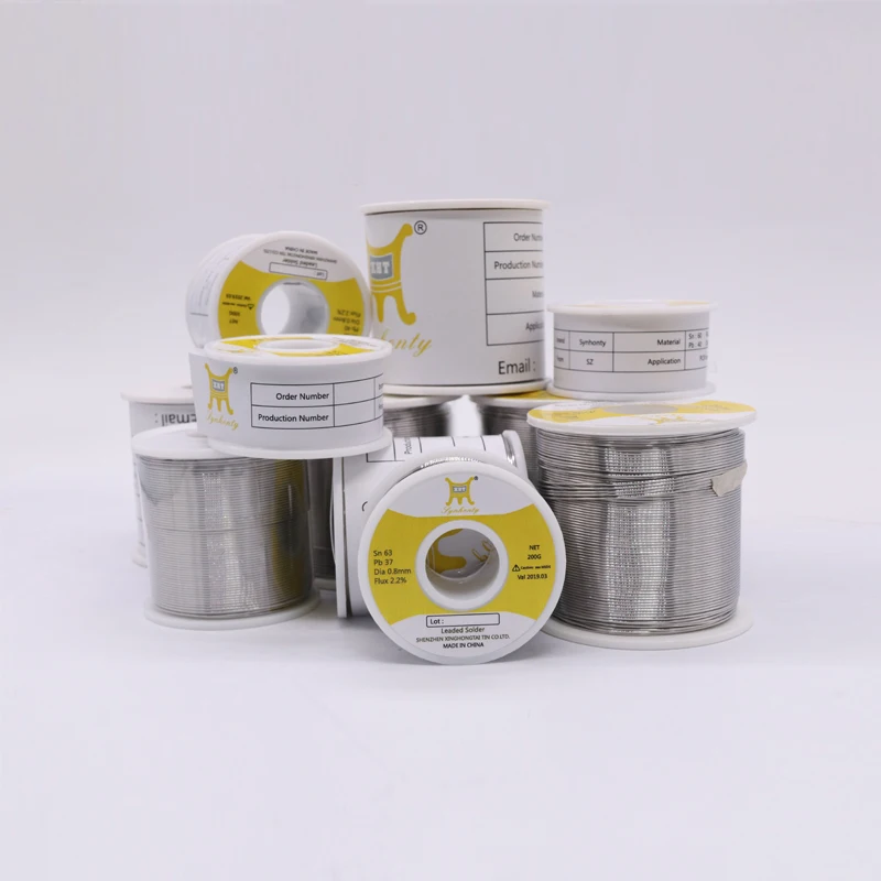 XHT Оловянная свинцовая сварочная проволока припой 1 мм 19swg 1 кг сплав 6040 флюс кислотный сердечник Серебряная сварочная проволока