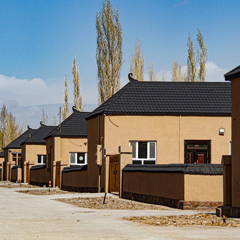 Metal Unique And Durable Stone Coated Roof Tiles 50 Year Warranty Fish-Scale Tiles In Low Price