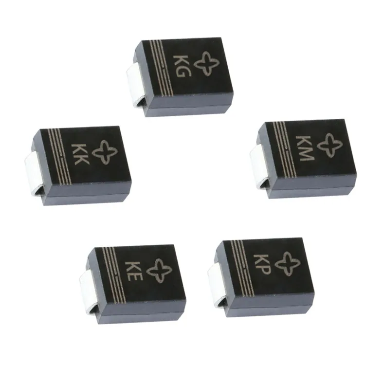 SMBJ60A NK TVS диод 60 В 6.2A SMB DO-214AA переходный ESD подавитель Uni-Dir диоды NK 60 В SMBJ60A