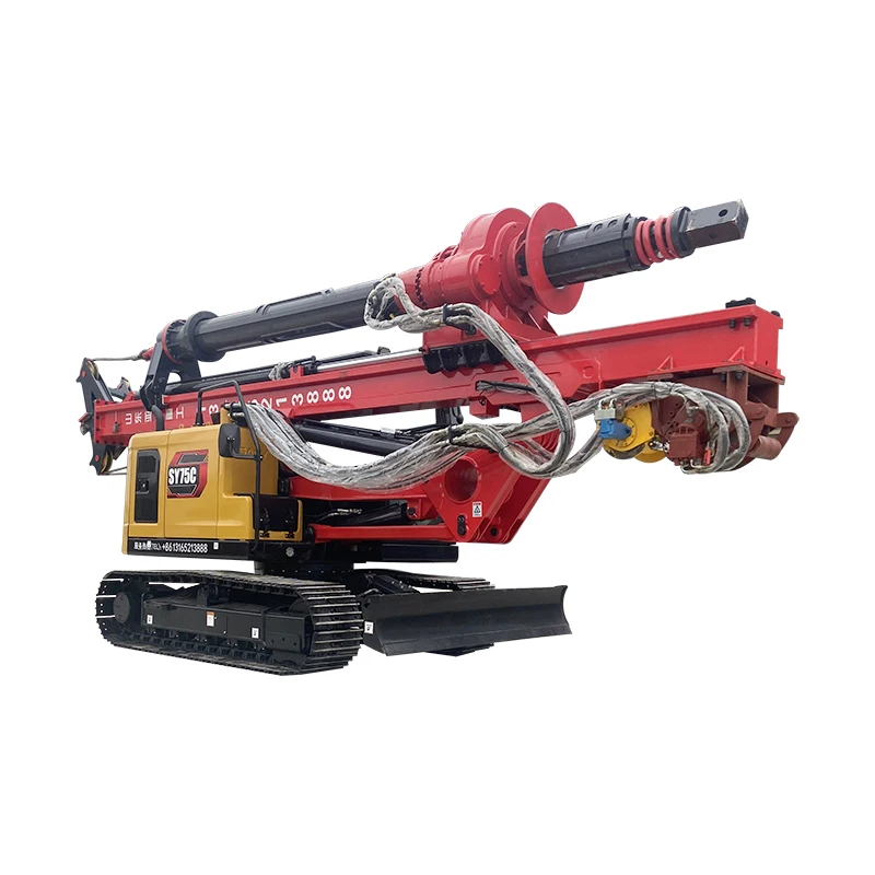 New Experience Upgraded Crawler Drilling Rig Construction Works Helical Pile Driver Machine