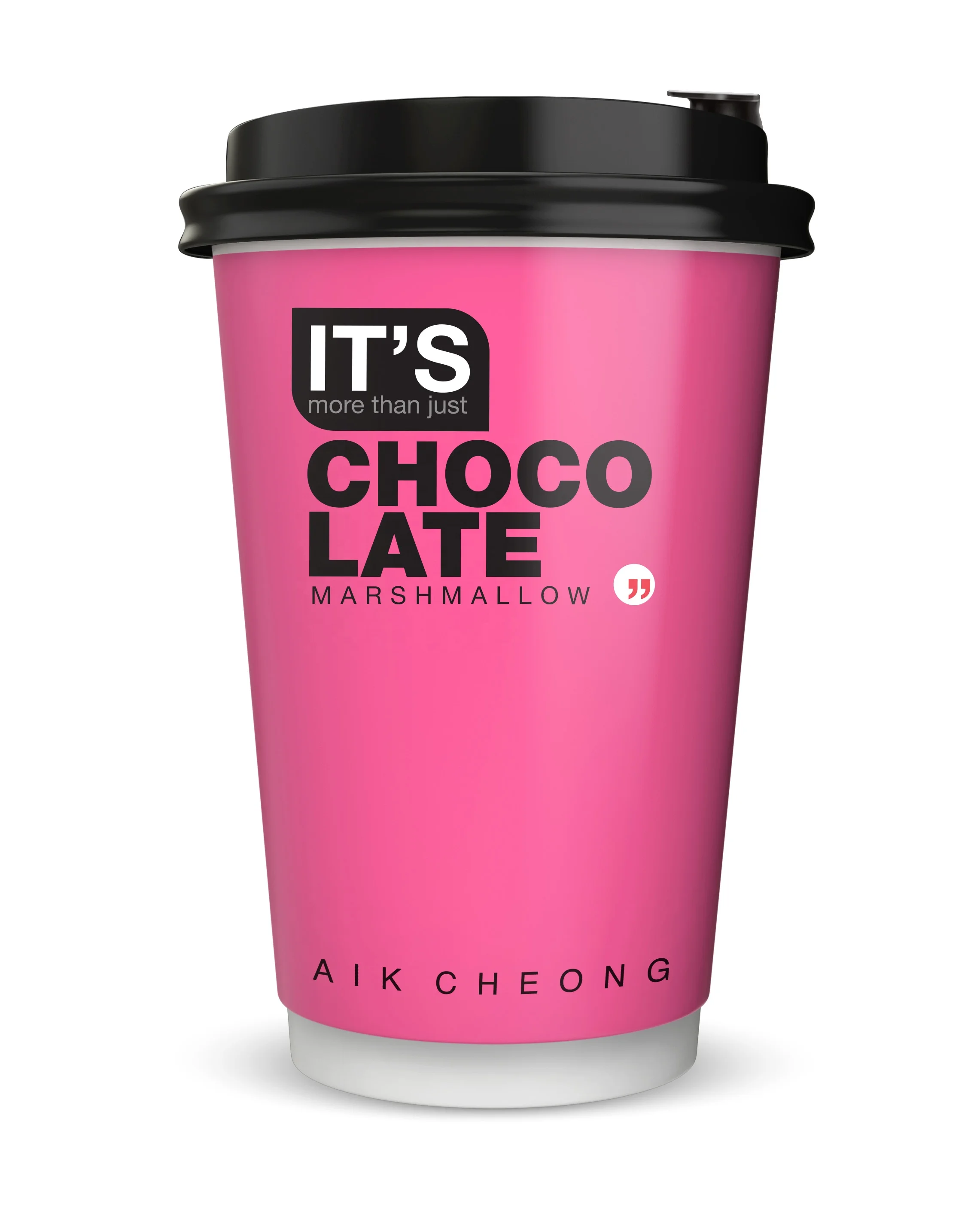 Микс-напиток Aik Cheong с мгновенным шоколадом (больше всего) с Marshmallow, Малайзия (чашка Take & Go)