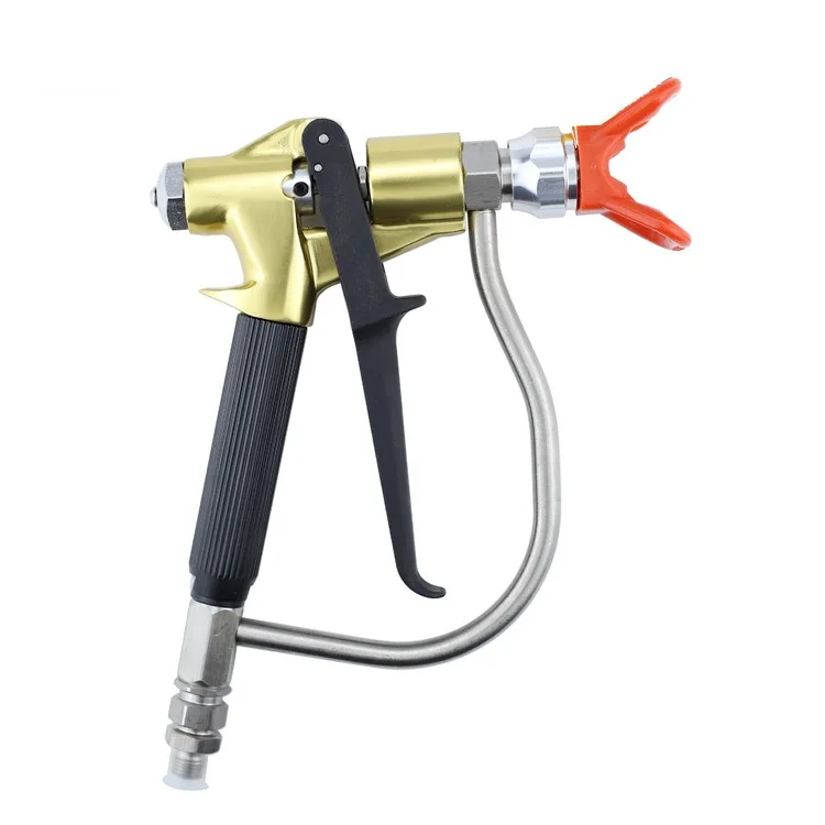 7200psi high pressure airless paint spray gun with special external paint channel