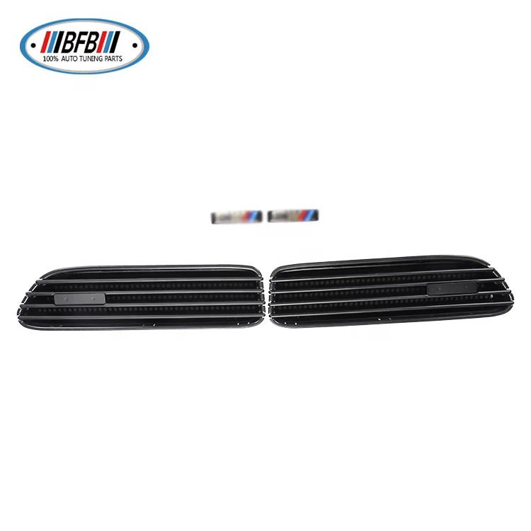 M3 Style ABS Matt Black Side Vent Fender for E46 M3 E90 M3 Replacement Side Grill