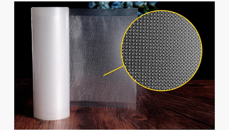 embossed plastic bag food vacuum sealer roll