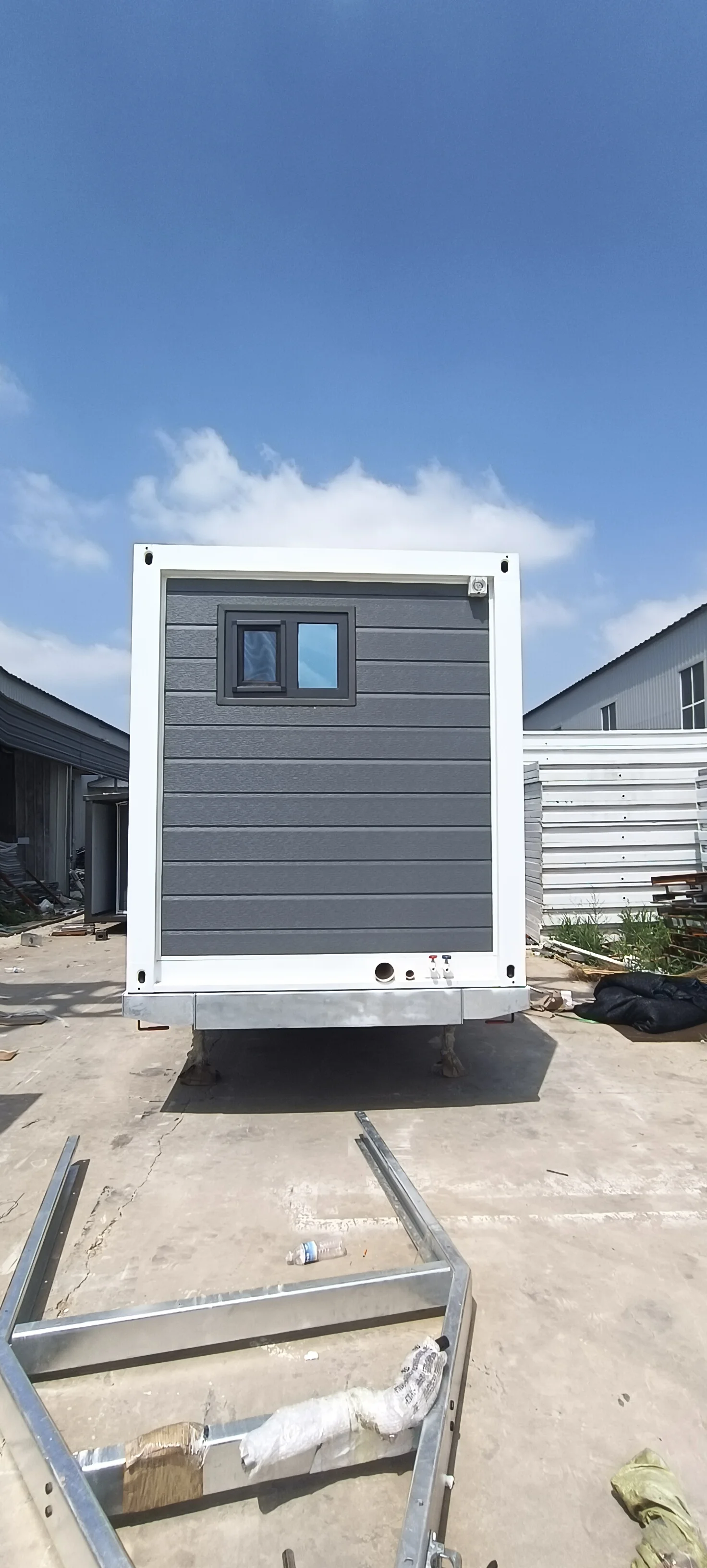 Крошечные дома полностью оборудованные на колесах Casas Modulares Prefabricadas 2 спальни стальной каркасный дом