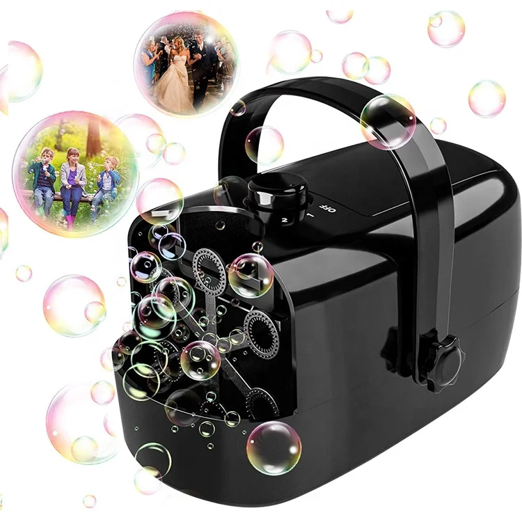 Bubble Machine, Durable Automatic Bubble Blower, 5000+ Bubbles Per Minute Bubbles for Kids Toddlers