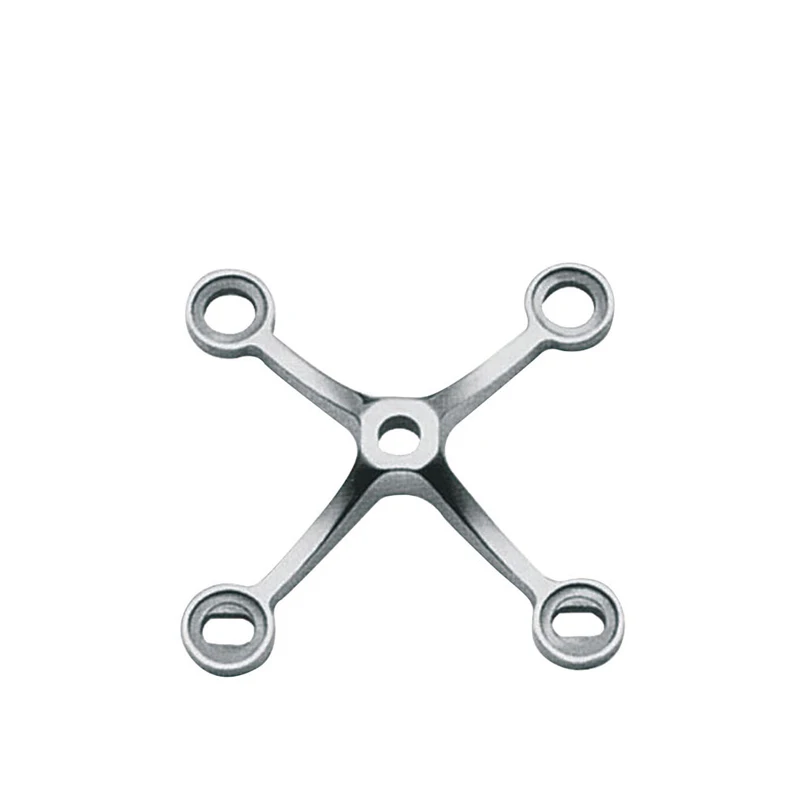 Spider Fittings Hot sale Point-Fix Glass Curtain Wall Stainless Steel Glass Curtain Wall Spider Fittings Brackets  Frameless Str