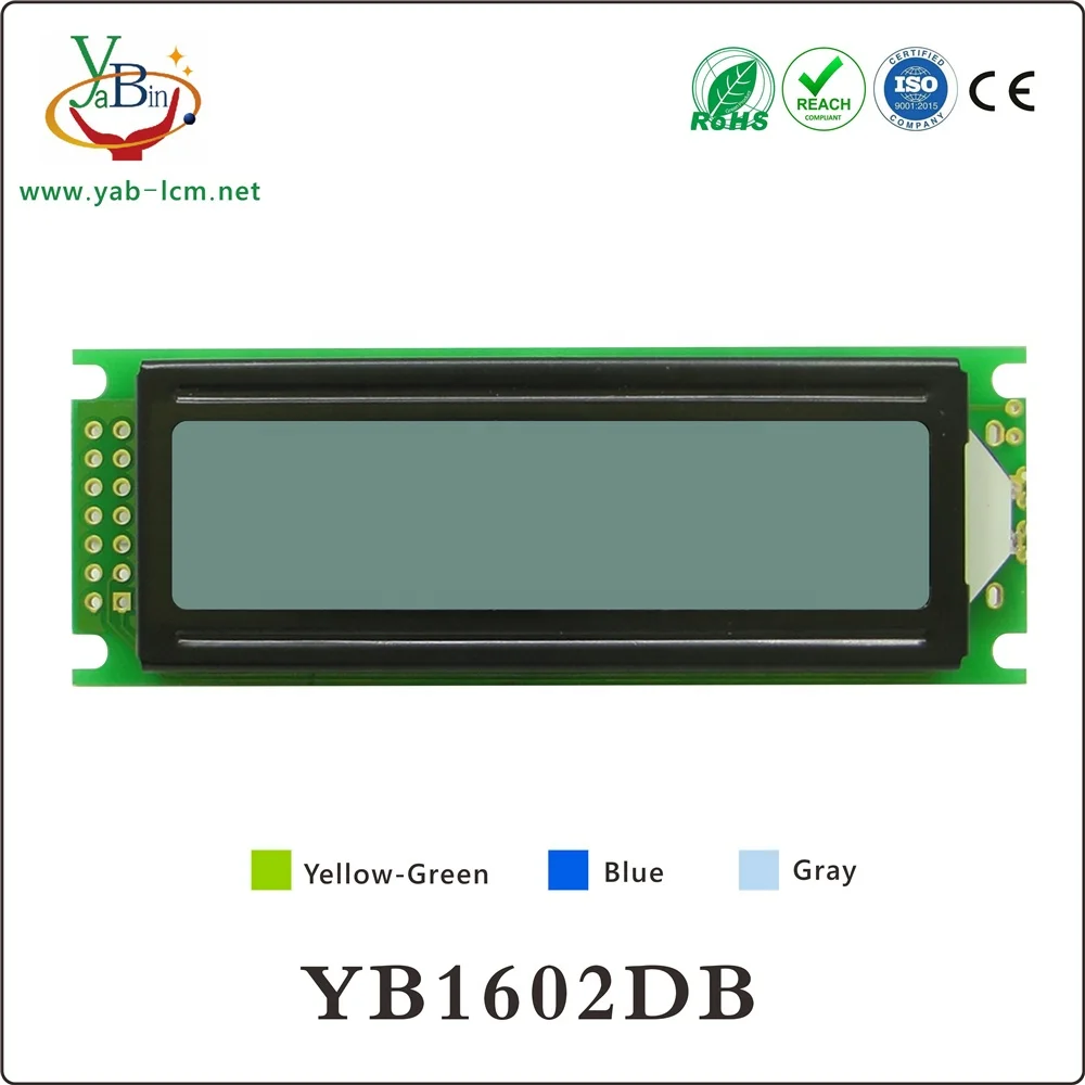 Blue, Negative Mode ,Mono Lcd 16X2 Character lcd  Display (Size:85*30*12 Mm)