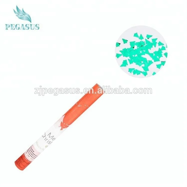 Good Quality New Compressed Air streamers biodegradable Custom Iron Bottle Party Popper paper flowers confetti shooter