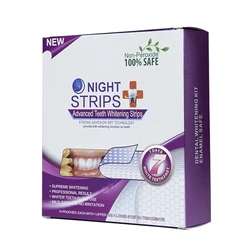 Customized Brand Teeth Whitening Strip Teeth Stain Removal Dental Bleaching Care Cleaning