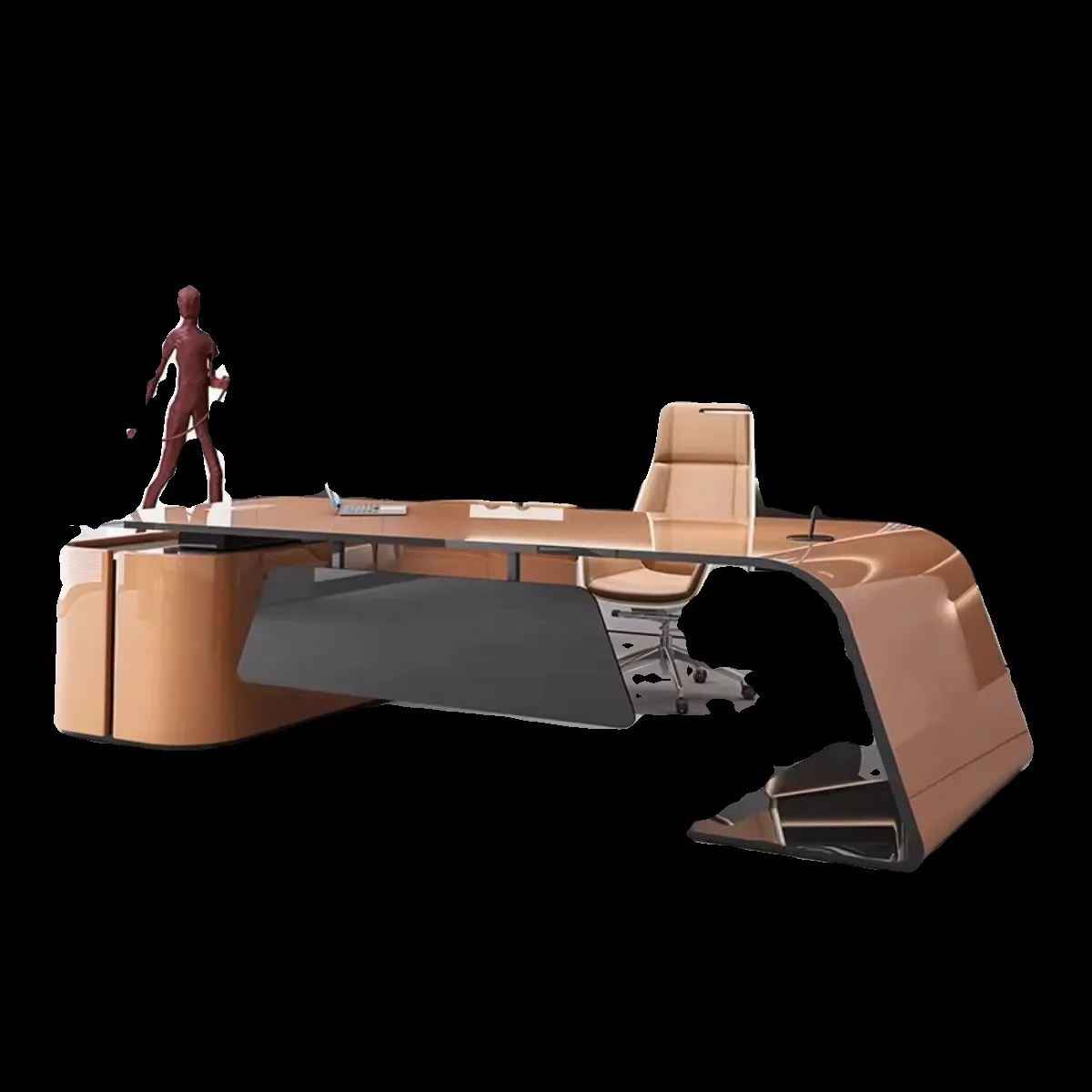 Modern Luxury Executive Office Desk for Boss or CEO Wood Executive Manager Desk Table for Office or Home Use