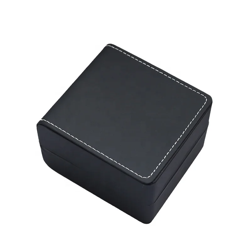 Forsining Travel Watch Case Roll Storage Customized New Square Wonden Winder Simple Watch Box Vintage Wooden Box Wood Boxes Blue