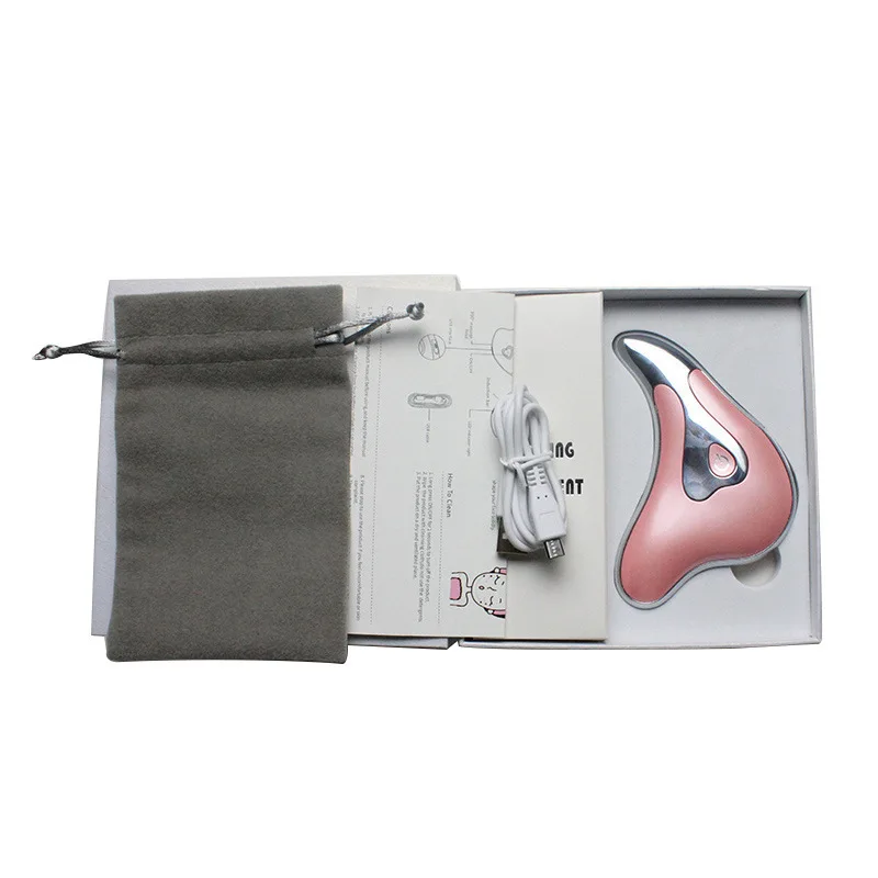 Vibrating Gua Sha Scraping Massage Tool Ultra Smooth Edge Micro current scraping plate Electric Guasha board