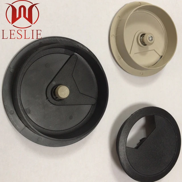 Plastic Cable Grommet Desk Table Hole Cover Computer Cable Wire Management Office Plastic Glides 50mm DF-8160P
