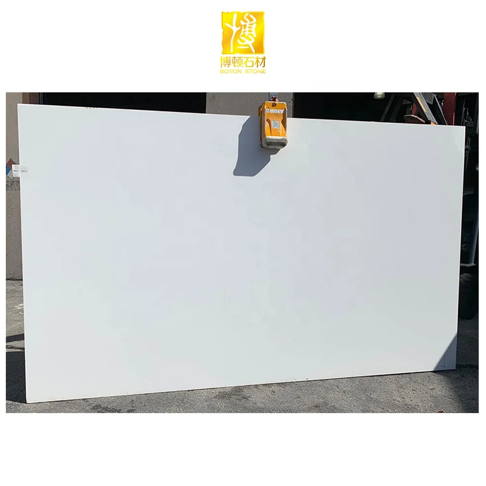 BOTON STONE Artificial Quartz Stone Slabs Pure White Artificial Quartz Stone Slabs Pure White