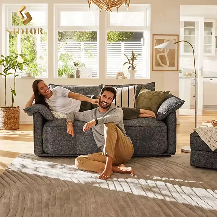 Grey compressed sofa set furnituresofa bed couch in box compress vacuum compression sofa chair