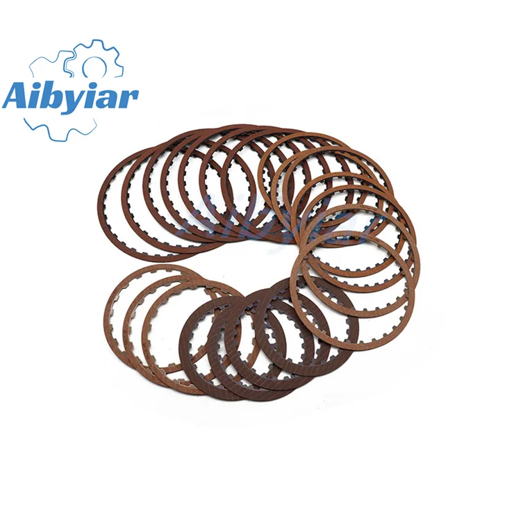 Aibyiar Friction plate Wholesale 21PCS RE4F04A RE4F04B For NISSAN GearBox Clutch disc Transmission Clutch Friction Plate Kit