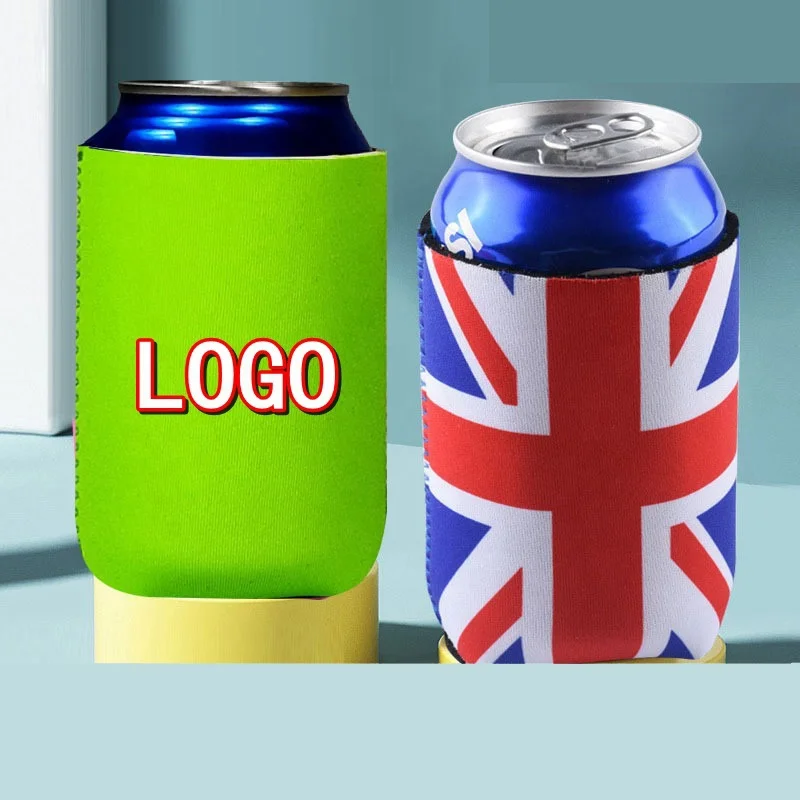 Sublimation Blank DIY Neoprene Tube 300ml Beer Can Coozies Slim Can cooler Covers
