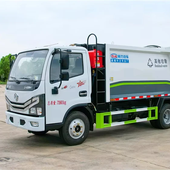 Dongfeng 4x2 5-6m3 Compactor Garbage Truck