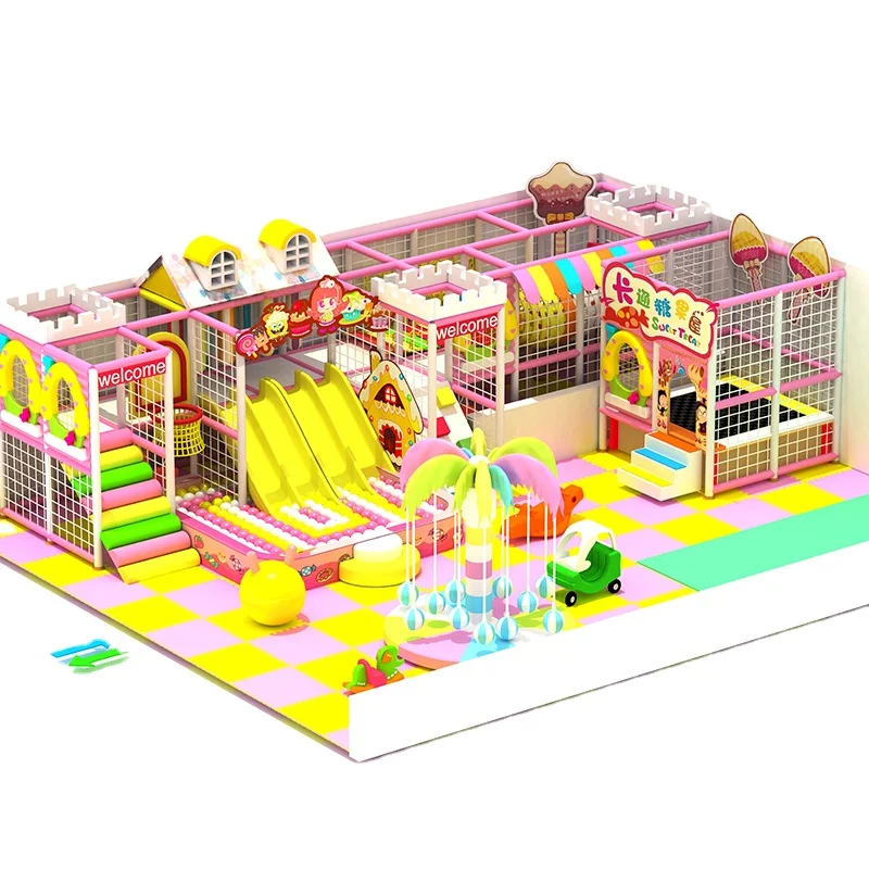 Forest Themed Soft Contained Indoor Playground for Children