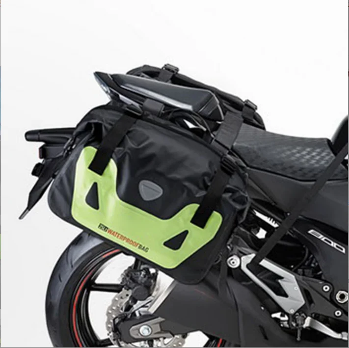 Waterproof Bicycle Tools Tarpaulin  PVC ATV Tank Saddle Bags UTV Motorcycle Cargo Storage Saddlebags Bag