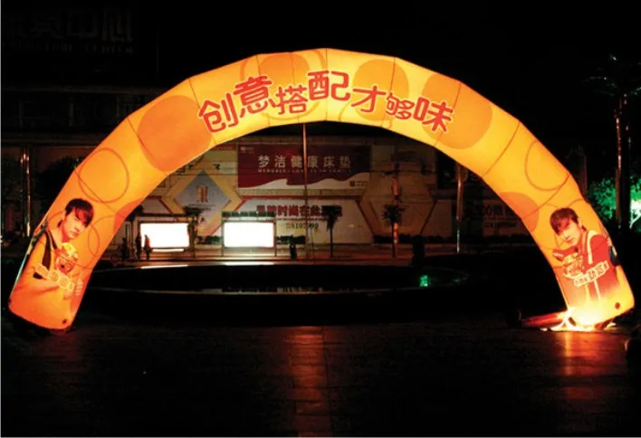 Inflatable Cabin Led Lighting Tent Custom Letters Blow Up Stand Waterproof Advertising Inflatables