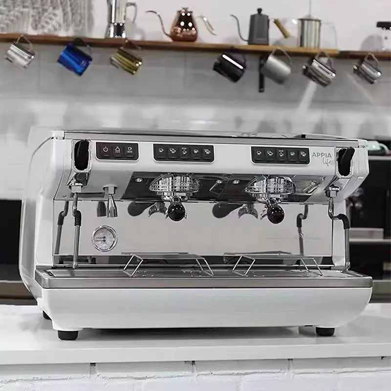 commercial two groups head Italy semi-automatic Coffee machine